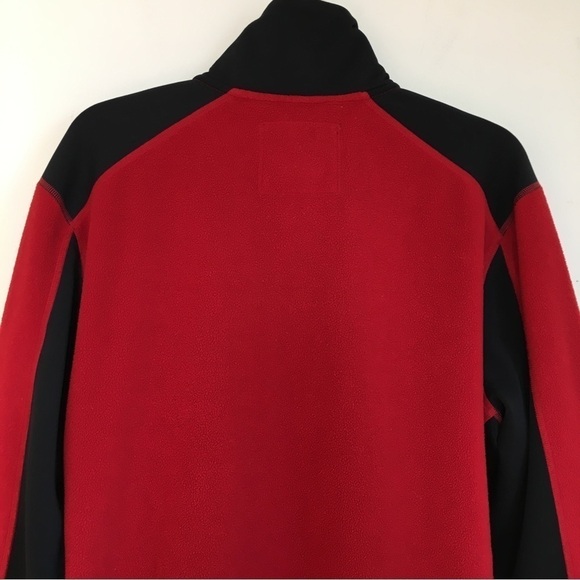 Express Men’s Black and Red Full Zip Fleece Sweatshirt - Picture 5 of 16
